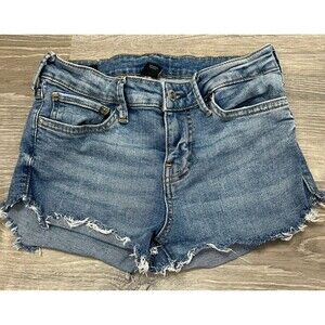 True Religion Shorts Cut Off Jeans Mid Rise Skinny Stella‎ Designer 29 Festival